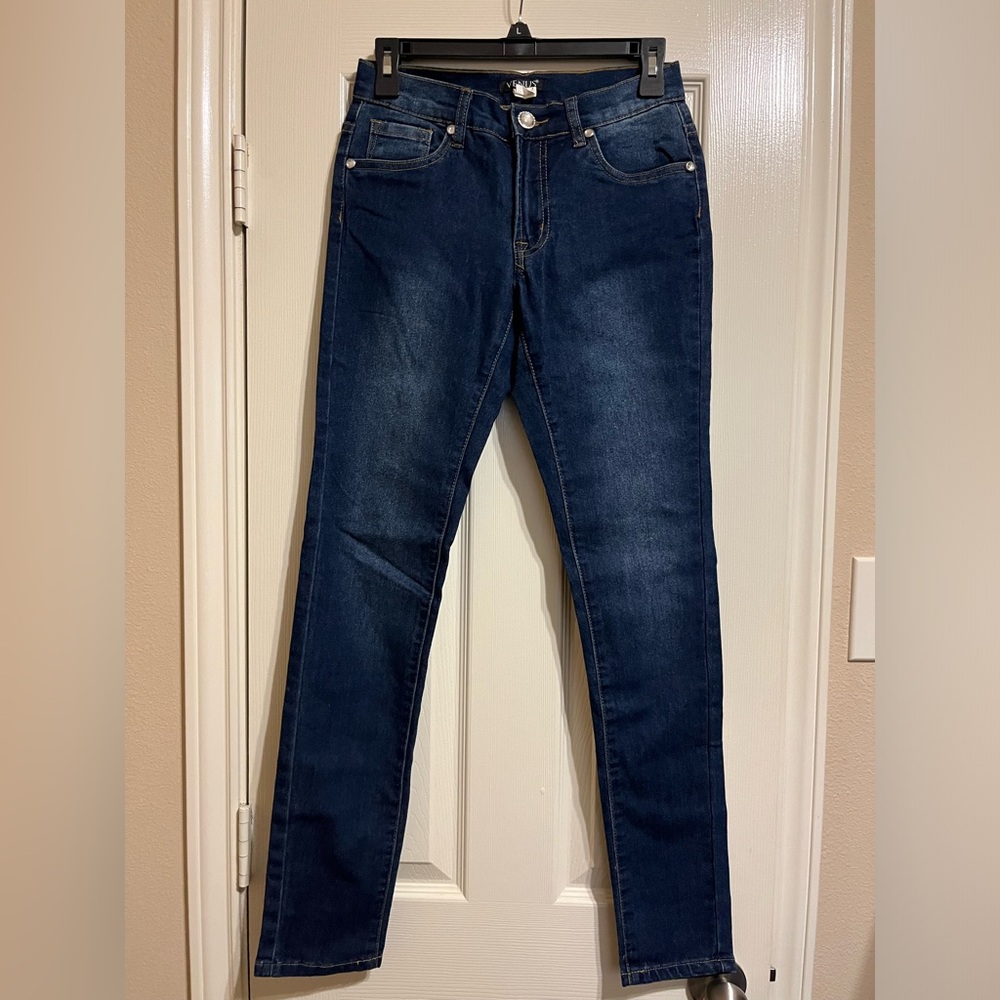 VENUS Dark Blue Skinny Jeans